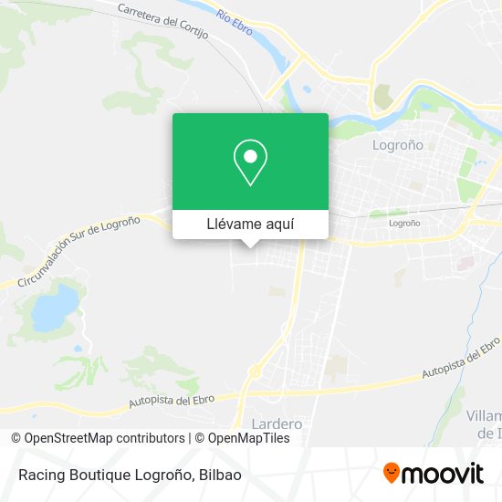 Mapa Racing Boutique Logroño