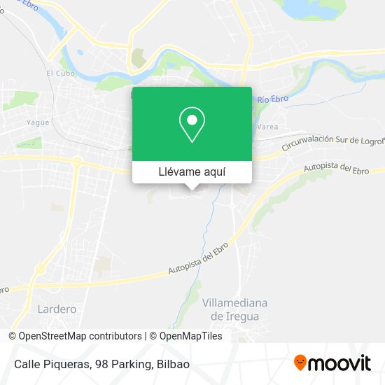 Mapa Calle Piqueras, 98 Parking