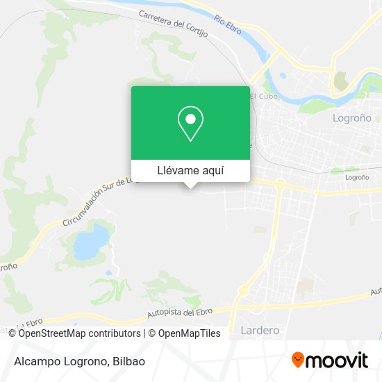 Mapa Alcampo Logrono