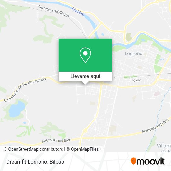 Mapa Dreamfit Logroño