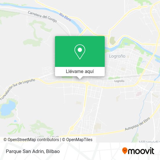 Mapa Parque San Adrin