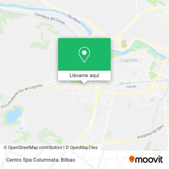 Mapa Centro Spa Columnata