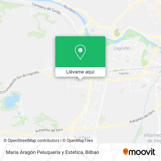 Mapa María Aragón Peluquería y Estética