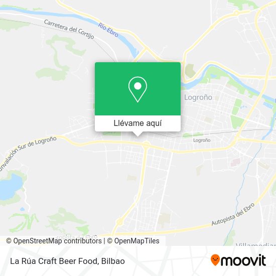 Mapa La Rúa Craft Beer Food