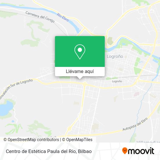 Mapa Centro de Estética Paula del Río