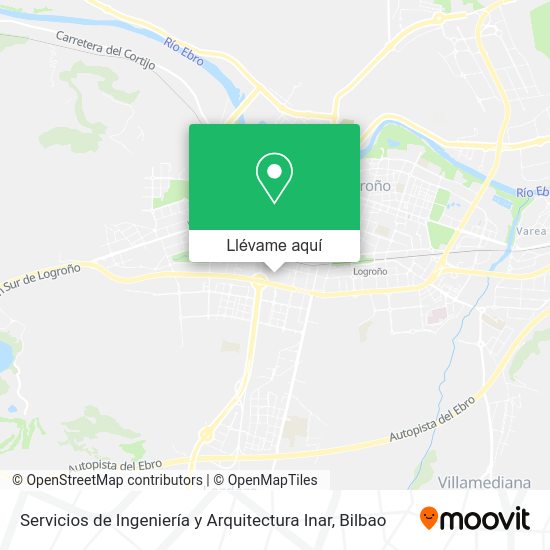 Mapa Servicios de Ingeniería y Arquitectura Inar