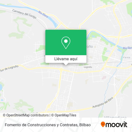 Mapa Fomento de Construcciones y Contratas