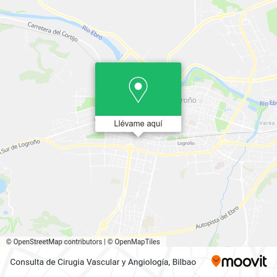 Mapa Consulta de Cirugia Vascular y Angiología