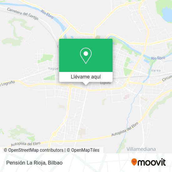 Mapa Pensión La Rioja