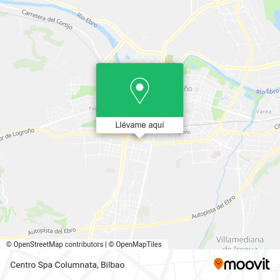 Mapa Centro Spa Columnata
