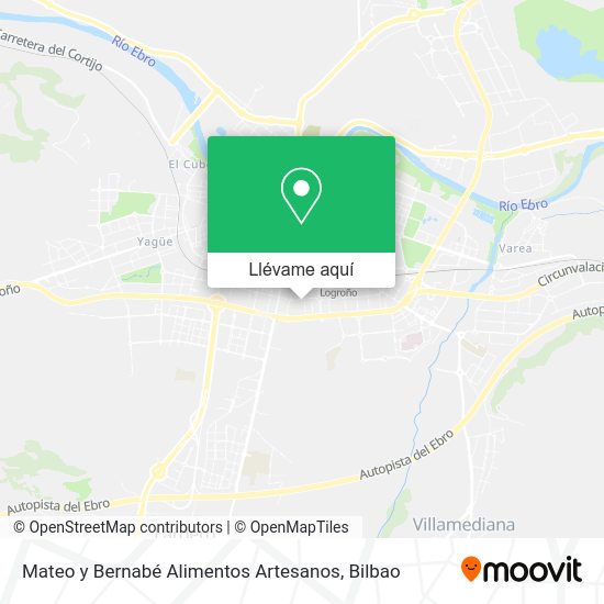 Mapa Mateo y Bernabé Alimentos Artesanos