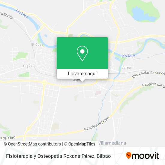 Mapa Fisioterapia y Osteopatia Roxana Pérez