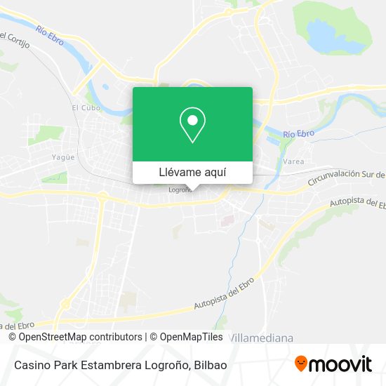 Mapa Casino Park Estambrera Logroño