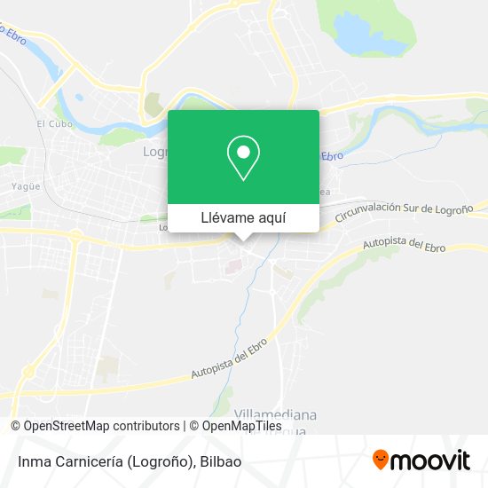 Mapa Inma Carnicería (Logroño)