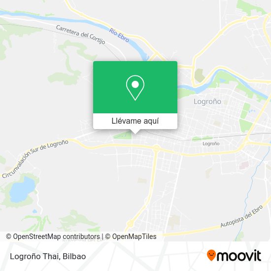 Mapa Logroño Thai