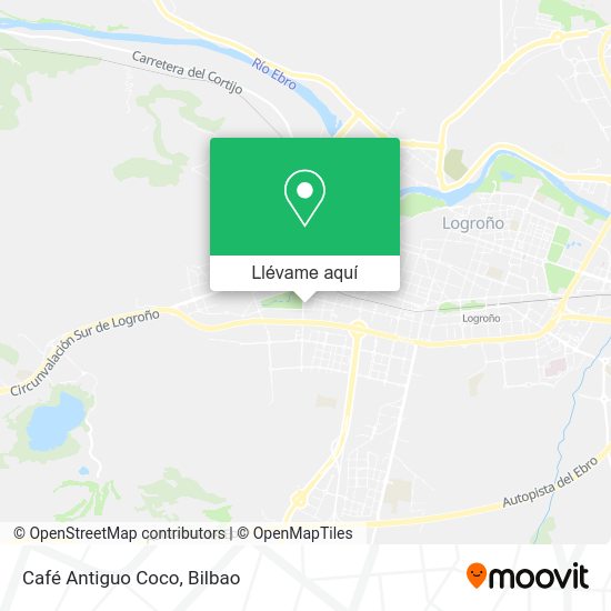 Mapa Café Antiguo Coco