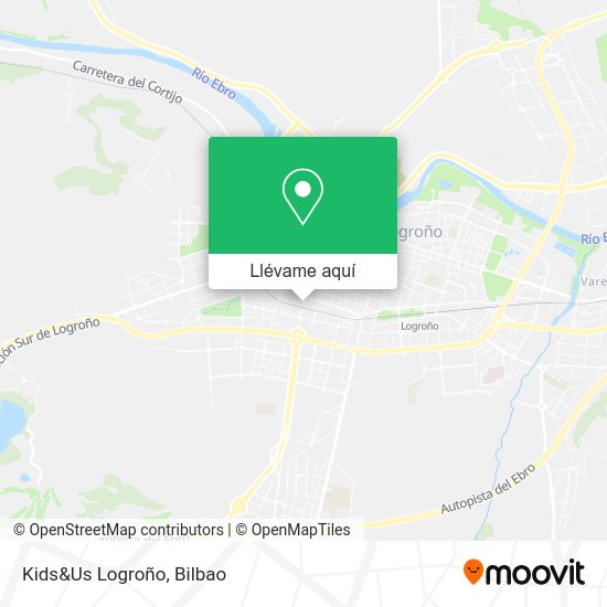 Mapa Kids&Us Logroño