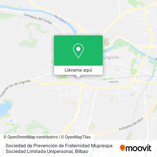 Mapa Sociedad de Prevención de Fraternidad Muprespa Sociedad Limitada Unipersonal