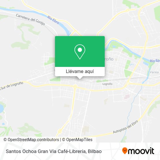 Mapa Santos Ochoa Gran Vía Café-Librería