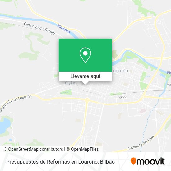 Mapa Presupuestos de Reformas en Logroño