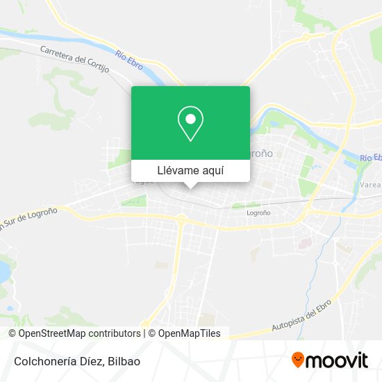 Mapa Colchonería Díez
