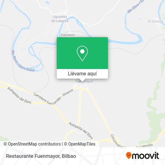 Mapa Restaurante Fuenmayor