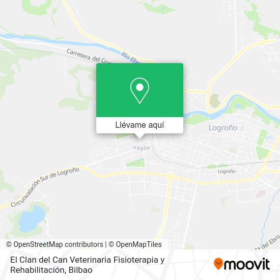 Mapa El Clan del Can Veterinaria Fisioterapia y Rehabilitación