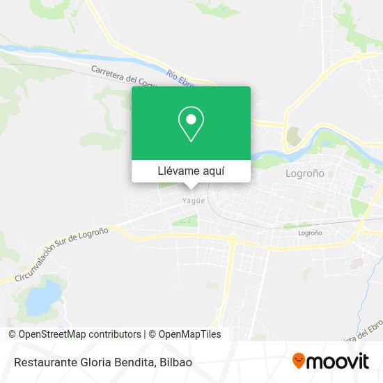 Mapa Restaurante Gloria Bendita