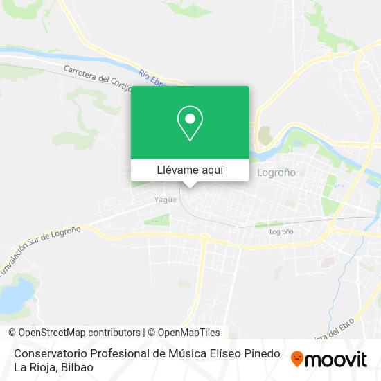 Mapa Conservatorio Profesional de Música Elíseo Pinedo La Rioja