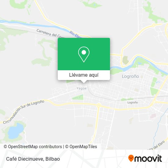 Mapa Café Diecinueve