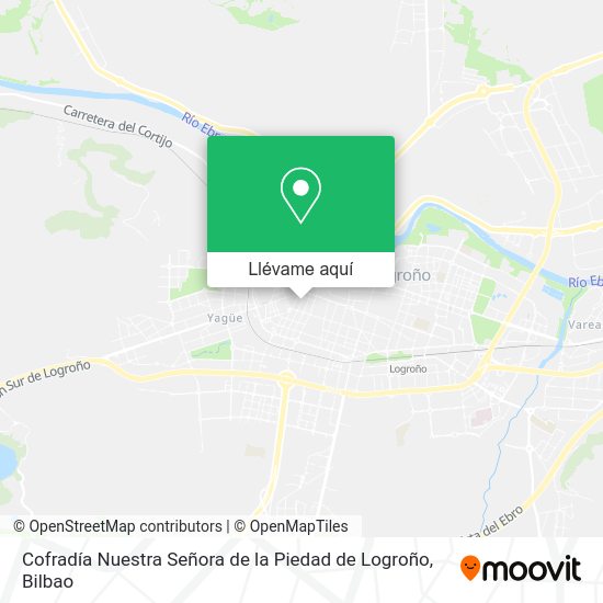 Mapa Cofradía Nuestra Señora de la Piedad de Logroño