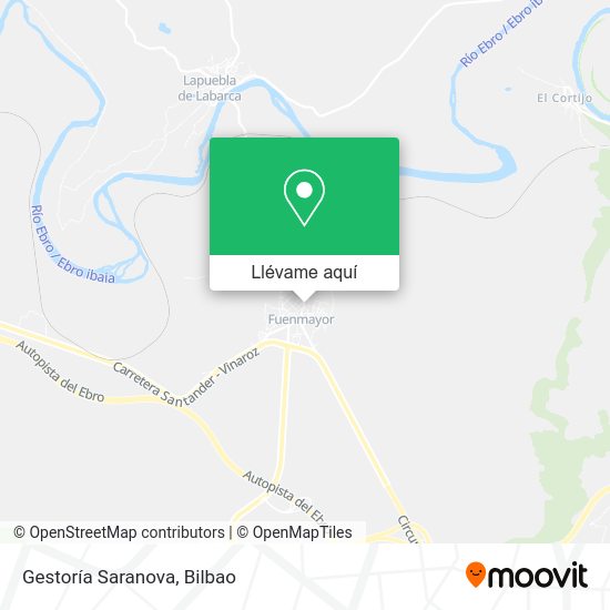 Mapa Gestoría Saranova