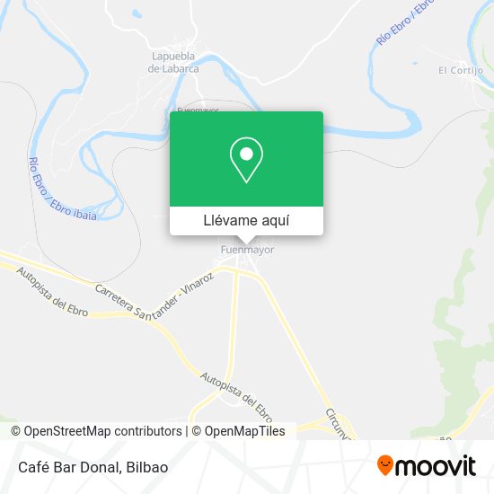 Mapa Café Bar Donal