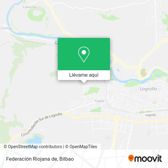 Mapa Federación Riojana de
