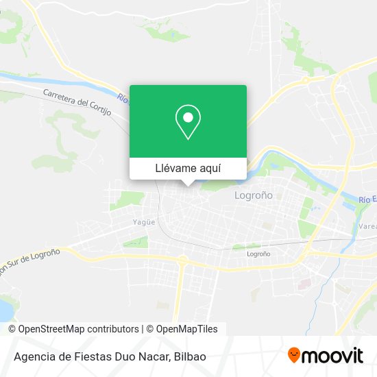Mapa Agencia de Fiestas Duo Nacar