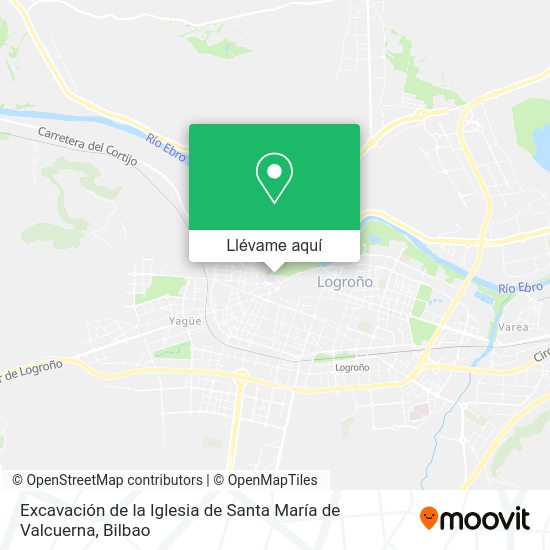 Mapa Excavación de la Iglesia de Santa María de Valcuerna