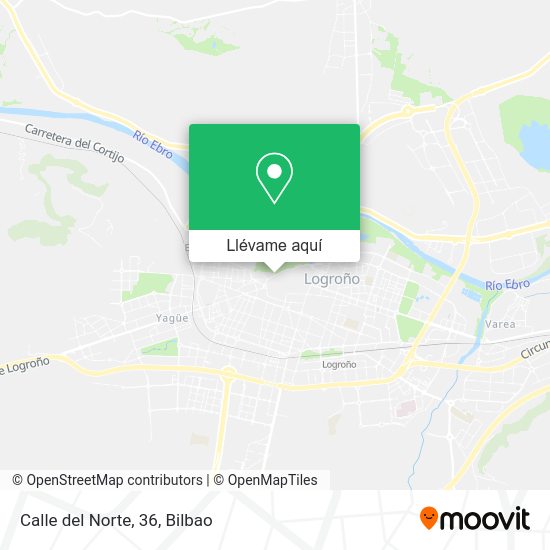 Mapa Calle del Norte, 36
