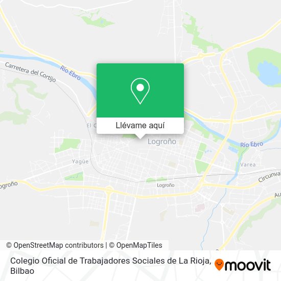 Mapa Colegio Oficial de Trabajadores Sociales de La Rioja