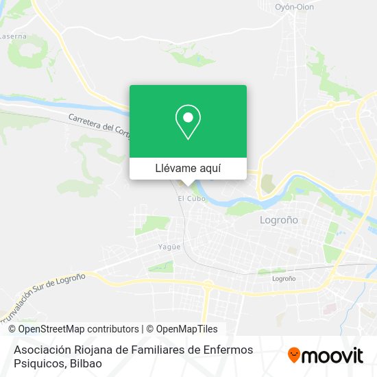 Mapa Asociación Riojana de Familiares de Enfermos Psiquicos