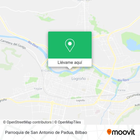 Mapa Parroquia de San Antonio de Padua