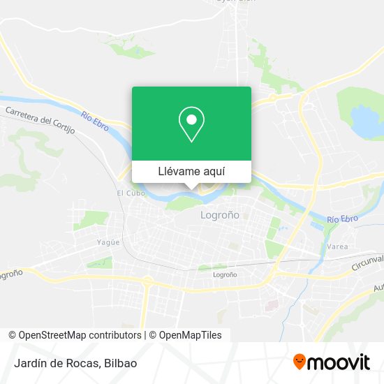 Mapa Jardín de Rocas