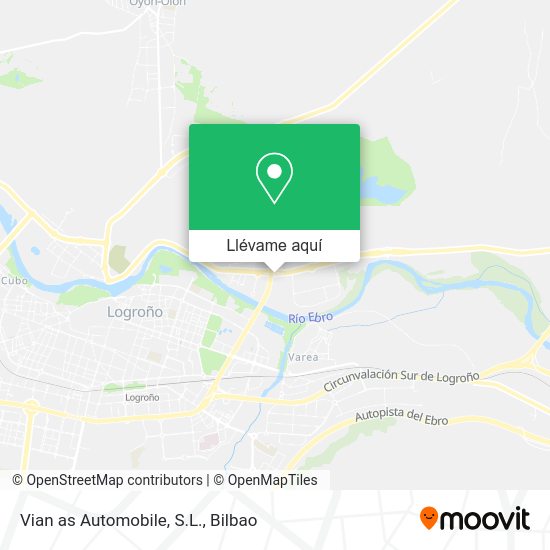 Mapa Vian as Automobile, S.L.