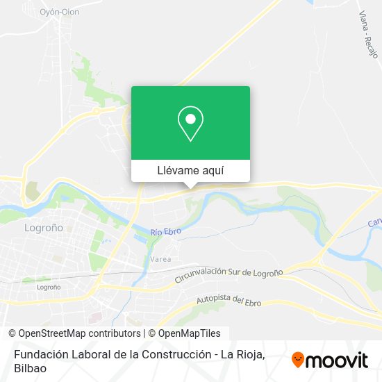 Mapa Fundación Laboral de la Construcción - La Rioja