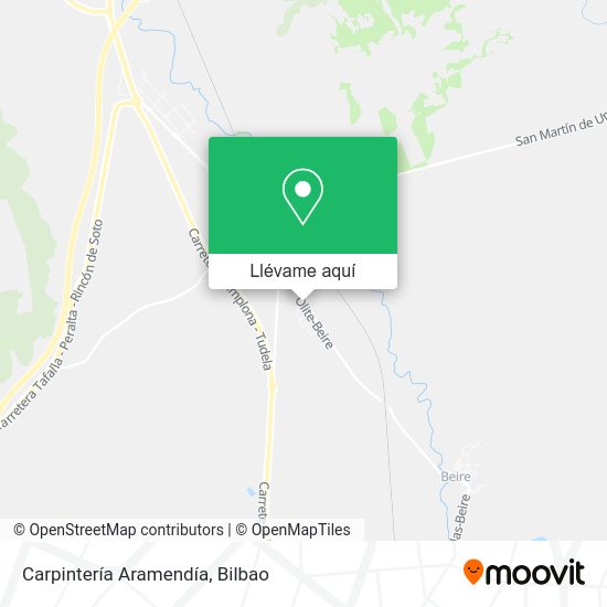 Mapa Carpintería Aramendía