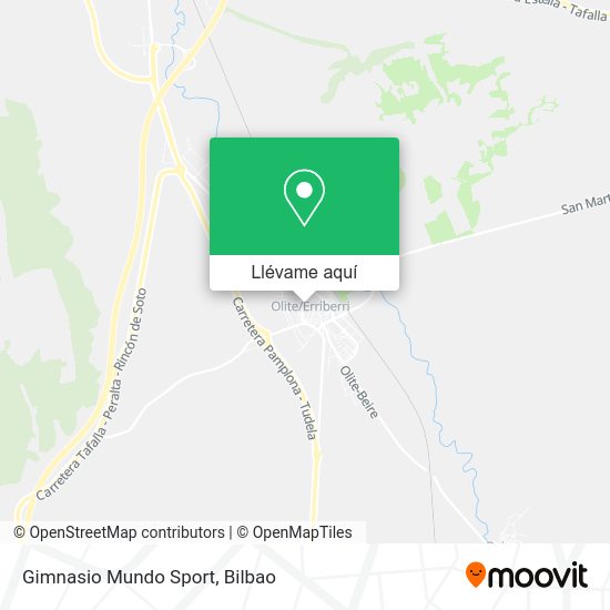 Mapa Gimnasio Mundo Sport