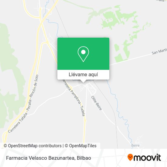 Mapa Farmacia Velasco Bezunartea
