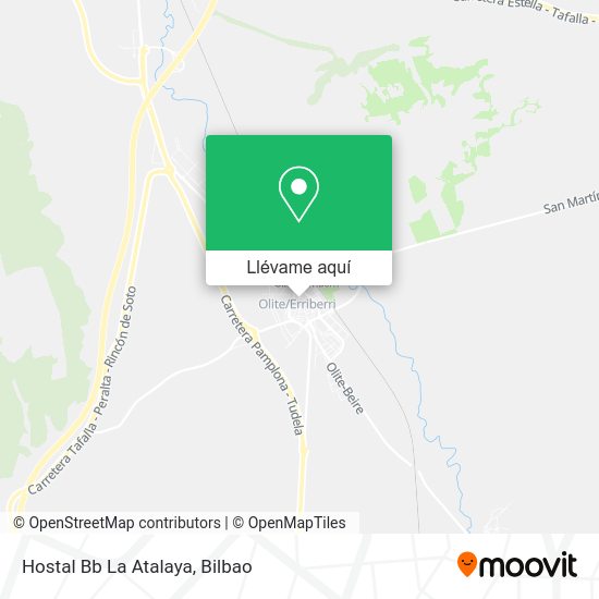 Mapa Hostal Bb La Atalaya