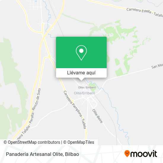 Mapa Panadería Artesanal Olite