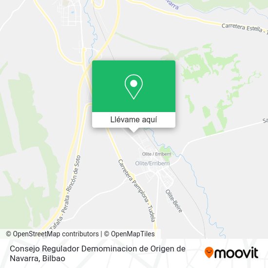 Mapa Consejo Regulador Demominacion de Origen de Navarra