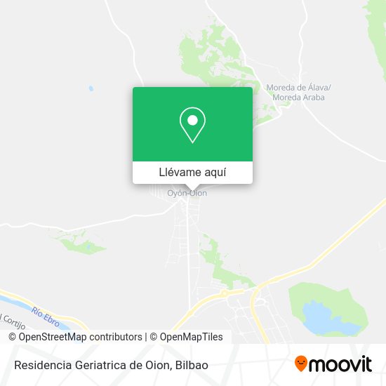 Mapa Residencia Geriatrica de Oion